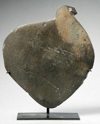 Paleta con cabeza de pájaro, posiblemente una pintada, Período Naqada II, c.3500-3100 a.C. de Predynastic Period Egyptian