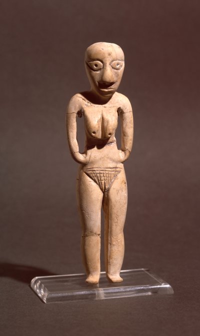 Figurilla de una Mujer Desnuda, del período Badariense o Neolítico temprano, c.4000 a.C. de Predynastic Period Egyptian
