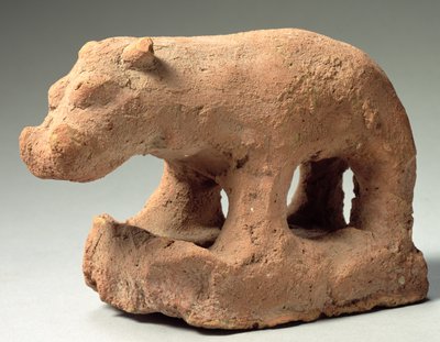 Hipopótamo, 4to milenio a.C. de Predynastic Period Egyptian
