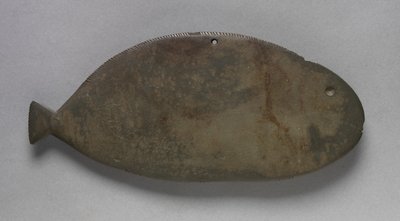 Paleta en forma de pez, c.3500-2950 a.C. (grauvaca) de Predynastic Period Egyptian