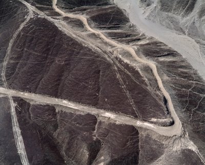 Vista aérea de las Líneas de Nazca de Prehistoric Prehistoric