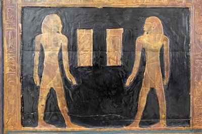 Caja canopo de Yuya, detalle, Museo Egipcio, El Cairo, Egipto de Prehistoric Prehistoric