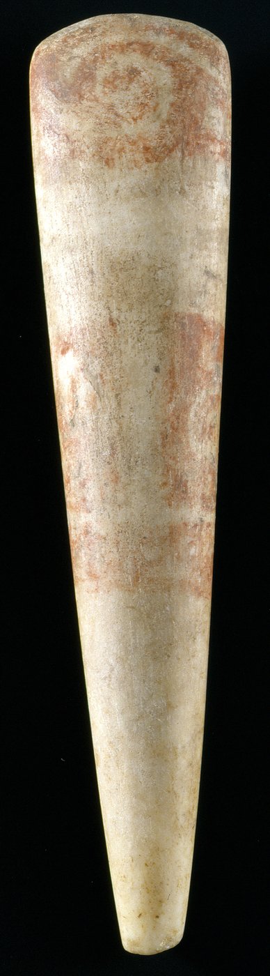 Cabeza de una figura acrolítica, de Tesalia, Período Neolítico Final de Prehistoric Prehistoric