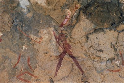 Figura humana (pintura rupestre) de Prehistoric Prehistoric