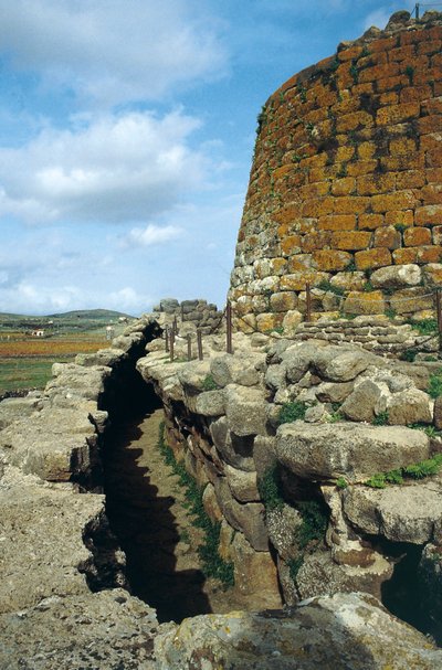 Italia, Región de Cerdeña, Torralba, provincia de Sassari, complejo arqueológico de Nuraghe Sant