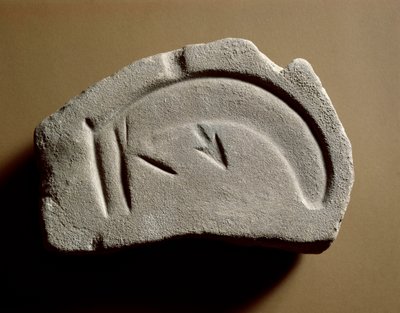 Prehistoria: accesorio para reproducir flechas (molde). Edad de Bronce. Bolonia, Museo Cívico Arqueológico de Prehistoric Prehistoric