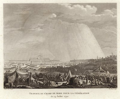 Campamento en el Campo de Marte de Prieur