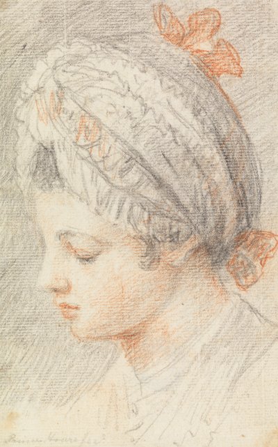 Cabeza de una joven de Prince Hoare