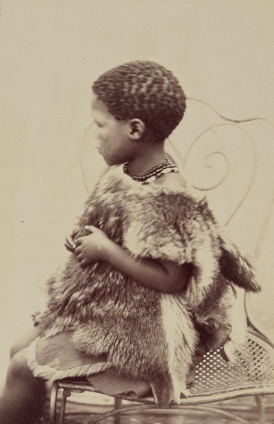 Betty, fillette hotentotte (niña hotentote), 9 años de Prince Roland Napoleon Bonaparte