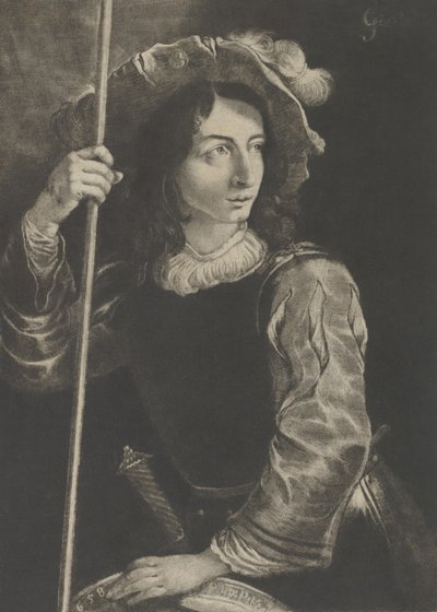 El gran lansquenete o abanderado, 1658 de Prince Rupert