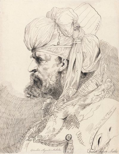 Jefe de un Aga de las Janerías de Princess Augusta Charlotte