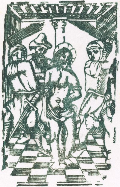 La flagelación de Probably French 16th Century