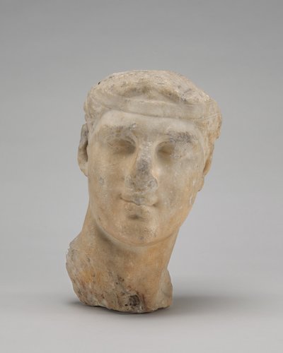 Cabeza de un Joven (¿Dionisos o un Seguidor?) de Probably Hellenistic