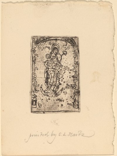 Madonna y el niño de Probably Netherlandish 15th Century