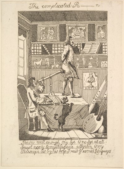 La complicada R_____n, 1794 de Probably etched by Richard Livesay