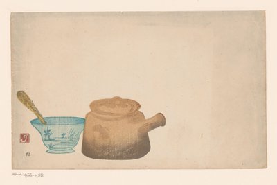 Bodegón con vajilla japonesa de Prosper Alphonse Isaac