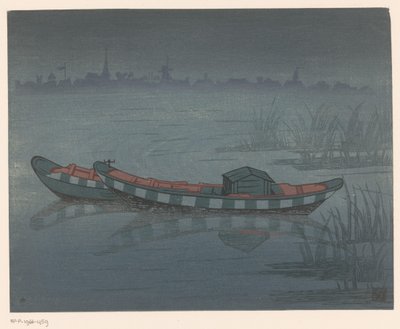 Dos botes de remos de Prosper Alphonse Isaac