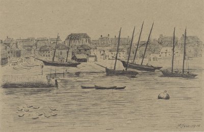 Pueblo pesquero de St Ives de Prosper Alphonse Isaac