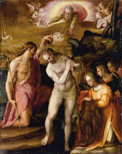 Bautismo de Cristo de Prospero Fontana