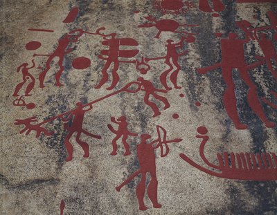 Escenas de caza (pintura rupestre) de Protohistoric