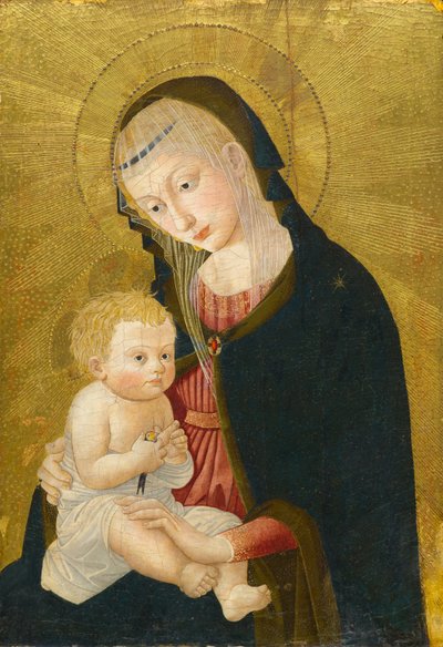 Madonna y el Niño, después de 1445 de Pseudo Jacopino di Francesco