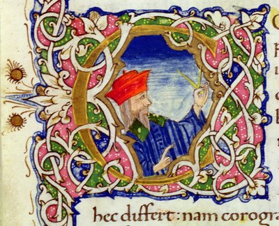 Ms Lat 463 fol.21r Inicial historiada 