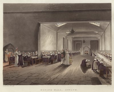 Comedor de Pugin and Rowlandson