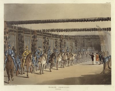 Armería de caballos de Pugin and Rowlandson