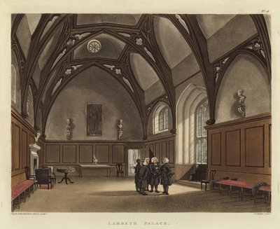 Palacio de Lambeth de Pugin and Rowlandson