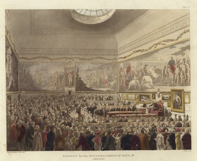 Sociedad para el Fomento de las Artes de Pugin and Rowlandson
