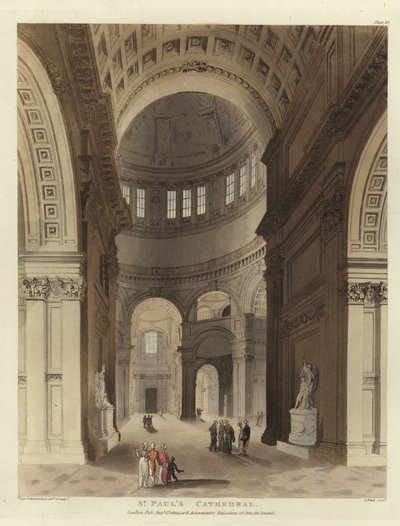 Catedral de San Pablo de Pugin and Rowlandson