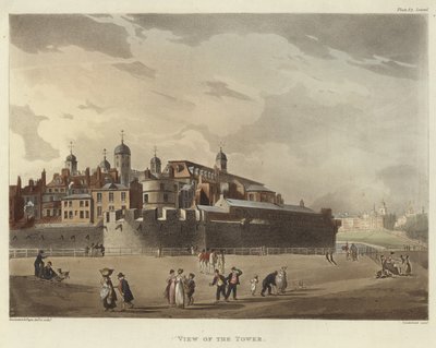 Vista de la Torre de Pugin and Rowlandson