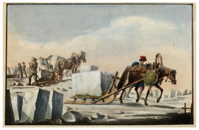 Rompimiento del hielo, 1825 de Pyotr Alexandrov
