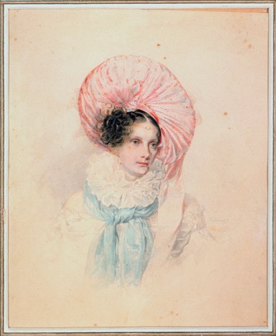 Retrato de la emperatriz Alexandra Feodorovna (Fiodorovna) (Carlota de Prusia de Pyotr Fyodorovich Sokolov