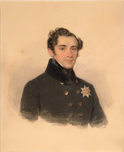 Retrato del Príncipe Alexander Fyodorovich Golitsyn 1796-1864, 1838 de Pyotr Fyodorovich Sokolov