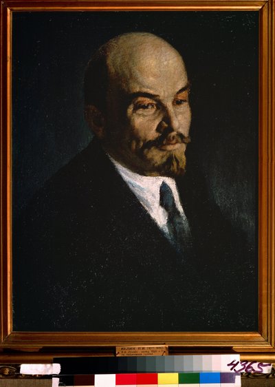 Retrato de Vladimir Lenin de Pyotr Ivanovich Kelin