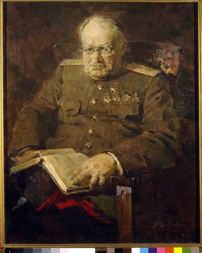 Retrato del neurocirujano y académico Nikolai N. Bourdenko (1876-1946) de Pyotr Ivanovich Kotov