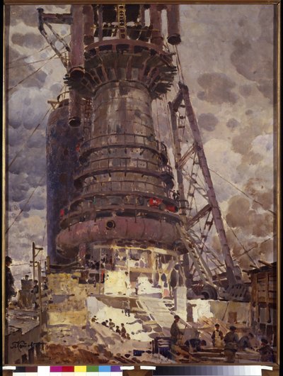 Alto Horno nº 1 de Kusnetsk, Siberia Central de Pyotr Ivanovich Kotov