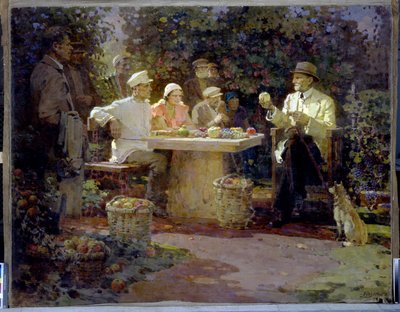 Visitas a Ivan Vladimirovitch Mitchourine (1855-1935) de Pyotr Ivanovich Kotov