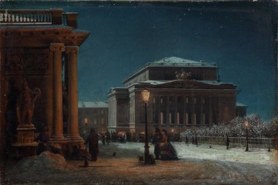 El Teatro Alexandrinsky en San Petersburgo de Pjotr ​​​​Petrowitsch Wereschtschagin