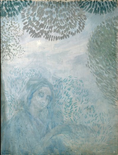 Oración matutina, 1908 de Pyotr Savvich Utkin