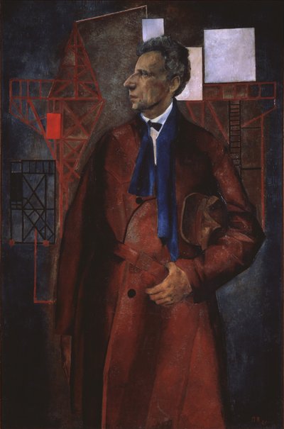 Retrato del productor teatral Vsevolod Meyerhold 1874-1940, 1925 de Pyotr Vladimirovich Williams