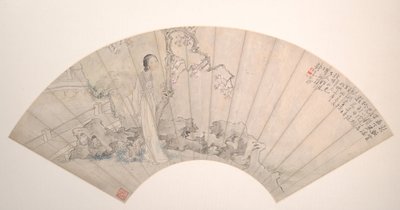 Una Belleza, fechado 1876 de Qian Huian