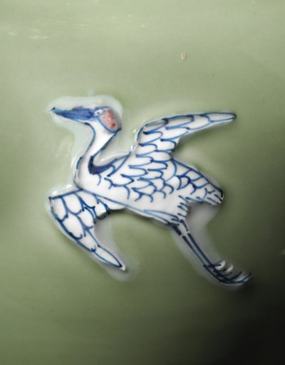 Un par de jarras Luis XV, porcelana 1662-1722, monturas c.1745-49 de Qing Dynasty   Kangxi Period Chinese School