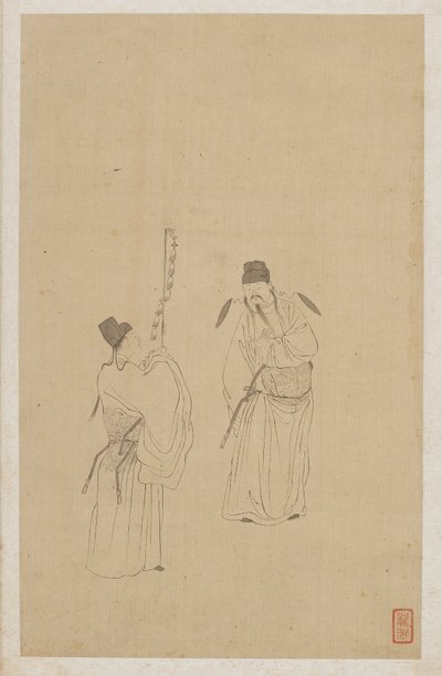 Figuras de Qing Dynasty Chinese School