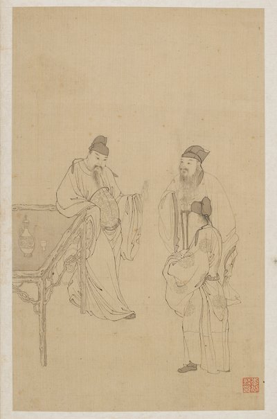 Figuras de Qing Dynasty Chinese School