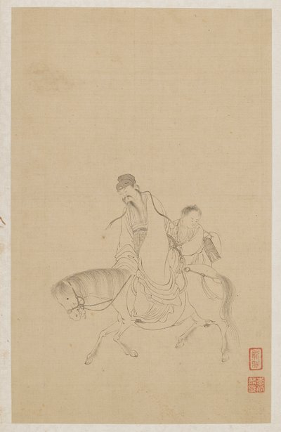 Figuras de Qing Dynasty Chinese School