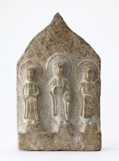 Falsificación de una pequeña tablilla budista de Qing Dynasty Chinese School