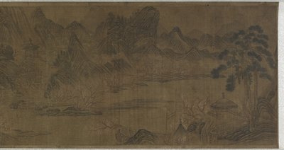 El manantial de los duraznos en flor de Qing Dynasty Chinese School