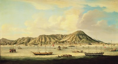 Hong Kong (óleo sobre lienzo) de Qua You